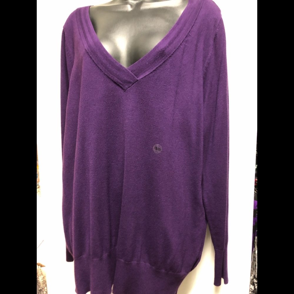 Lane Bryant Purple Sweater